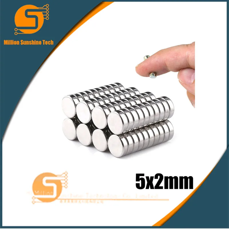 

20Pcs 5 x 2 mm Mini Neodymium Magnet 5mmx2mm N35 Small Round Super Strong Powerful Rare Earth Magnetic Magnets Thin Disk 5*2