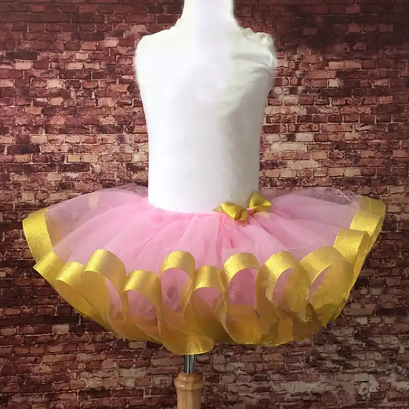 gold tutu skirt baby