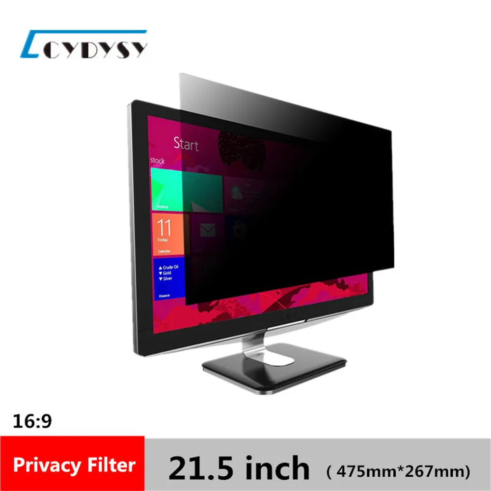 21.5 inch Privacy Screen Filter Anti-peeping Protector film for 16:9 Widescreen Computer 475mm*267mm