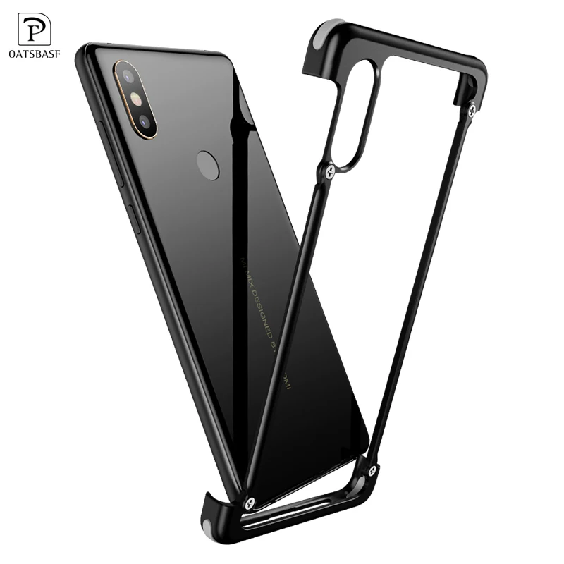 

PADCOVER Original Airbag Metal Protective Case for Xiaomi MI 8 8se Case Luxury Metal Bumper Slim Cover for Xiaomi 8 SE Case