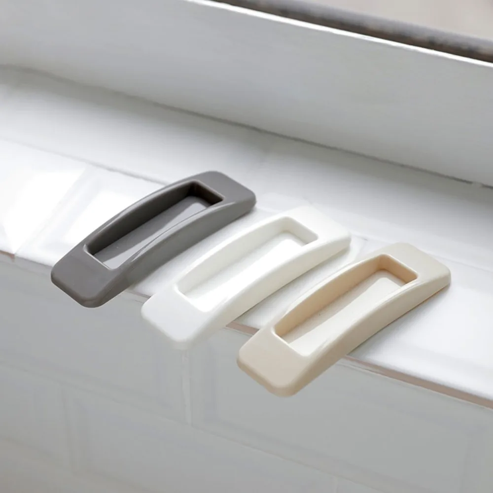 

2 PCS Rectangular Adhesive Auxiliary Window Handle Multi-Purpose Glass Pulls Wardrobe Handle Drawer Handle Furniture Accessories