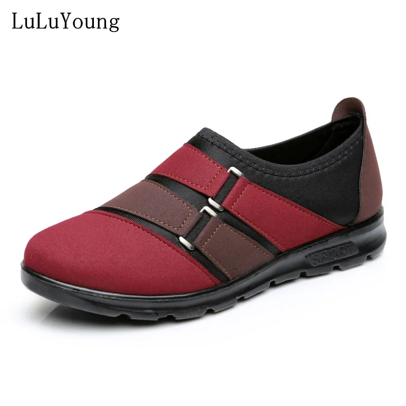 

Beijing Shoes Women Casual Flat Mother Slip On Lady Comfort Shoes Sy-1345