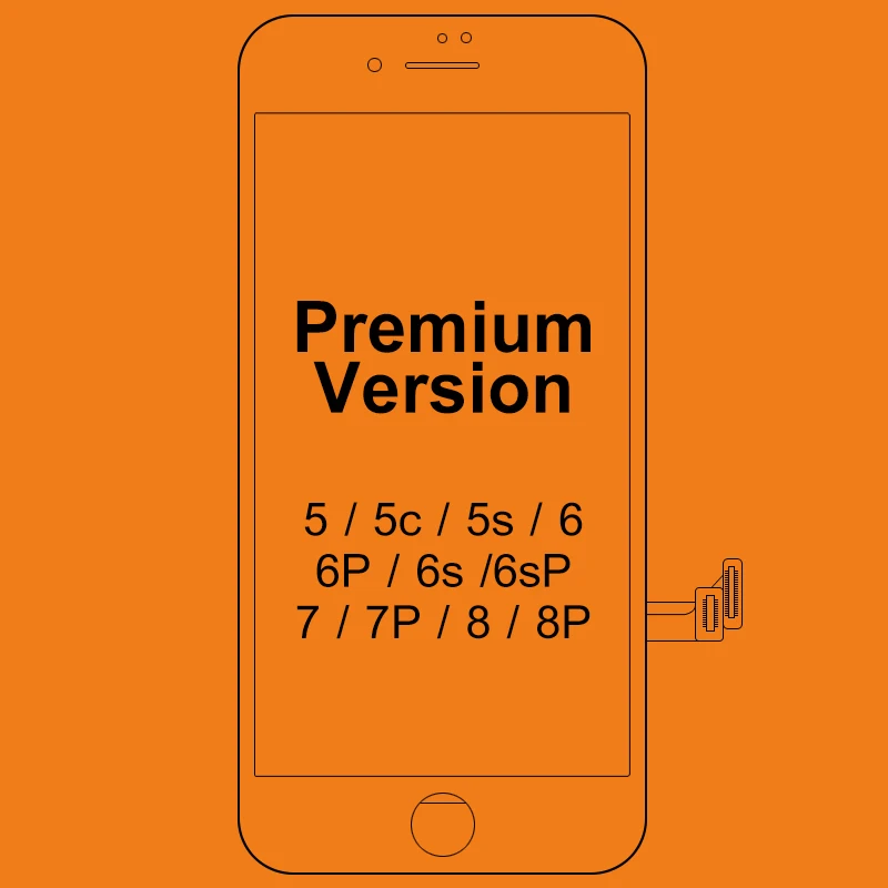 Tianma ЖК экран высокого качества для iPhone 6 7 8 Plus сменный сенсорный 6S белый
