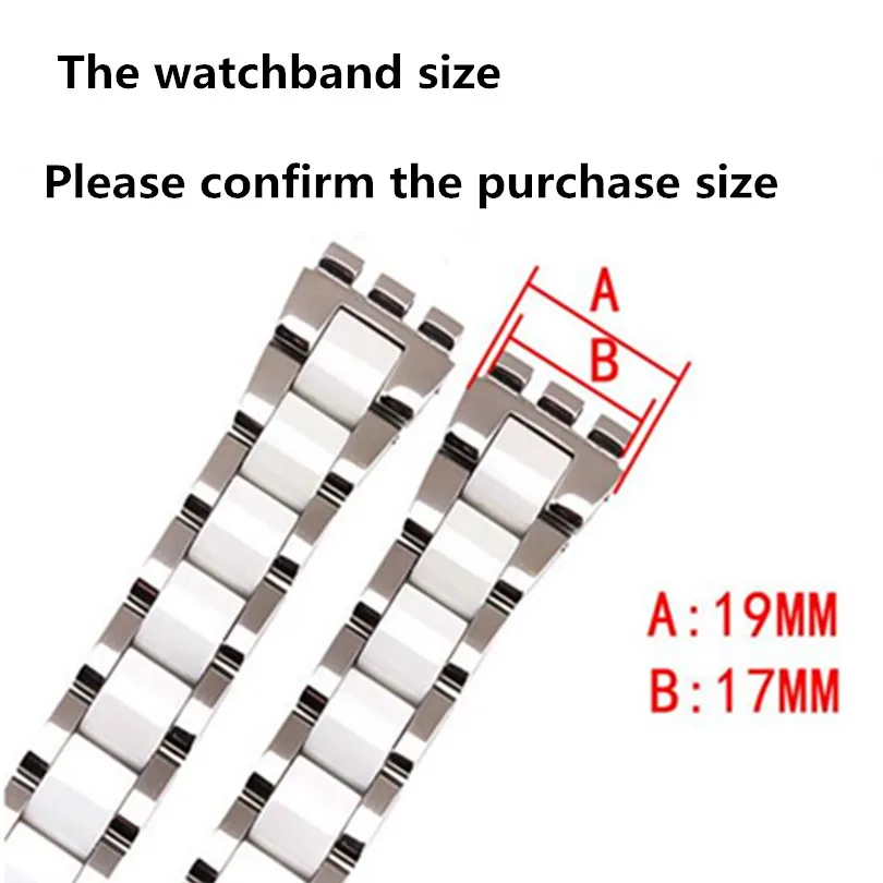 19 мм * 17 керамический со стальным ремешком для часов Swatch YLS141GC YLG128G LK292G специальный