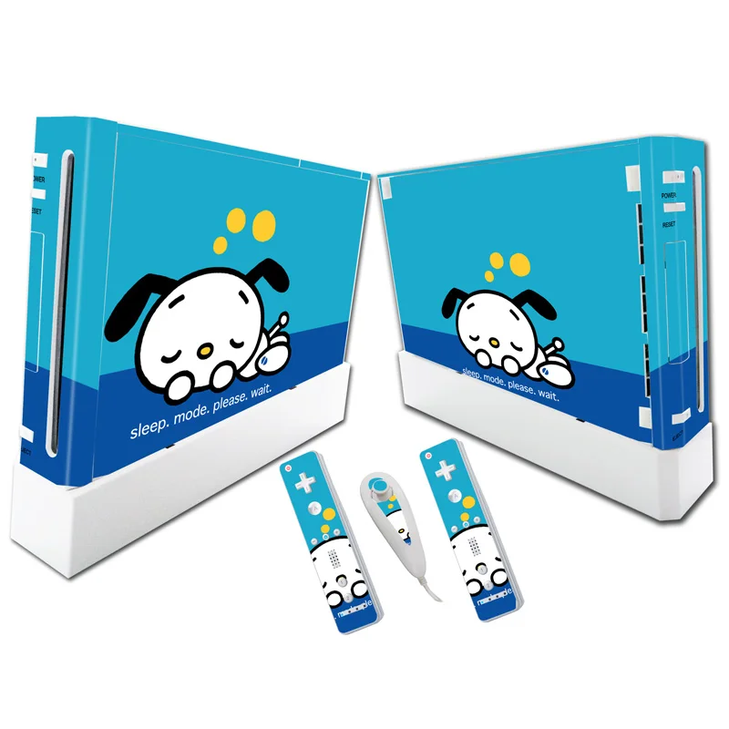 

Different Design Vinyl Sticker Protective Skin For W ii Game accessories decals