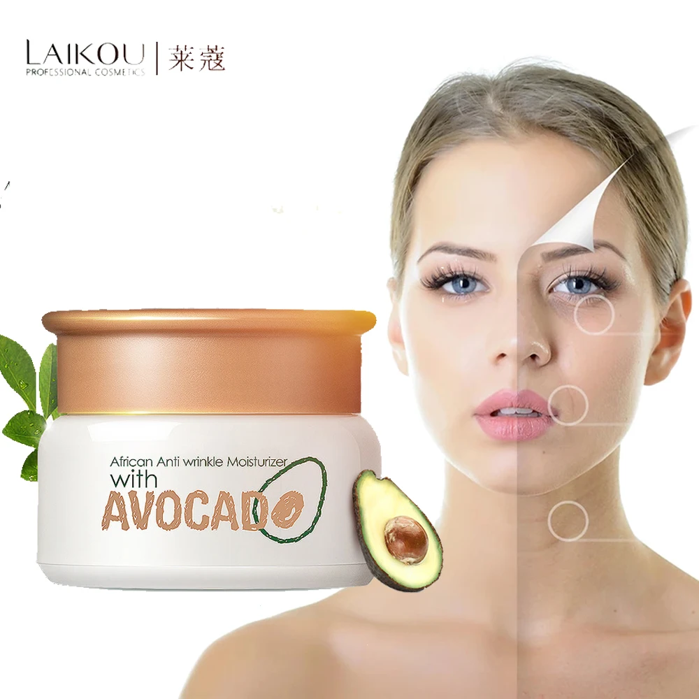 

LAIKOU Avocado Day Creams Korean Cosmetic Deep Moisturizing Face Cream Hydrating Anti Wrinkle whitening Lift Esseence Skin Care