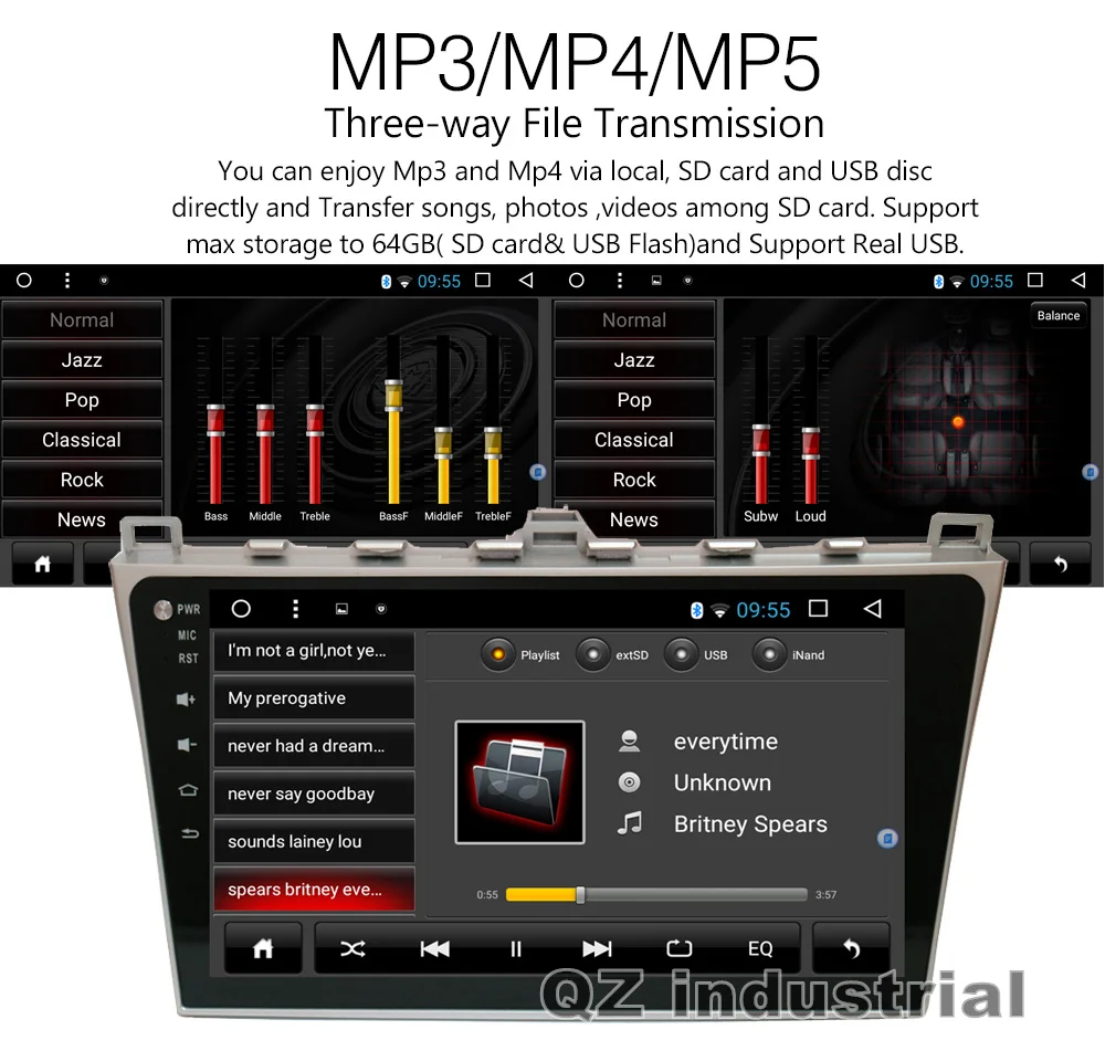 Excellent QZ industrail HD 10.2" 8core Android 8.1 T8 for MAZDA 6 Car DVD Player 2012-2014 with 3G 4G GPS WIFI BT Radio Navi SWC RDS Map 11