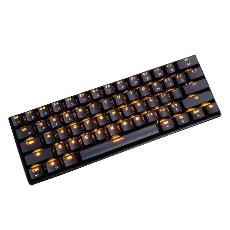 

RK61 Wired/Wireless Bluetooth Mechanical Keyboard LED Backlit Mechanical Gaming Keyboard Dual Connectivity Blue Switch