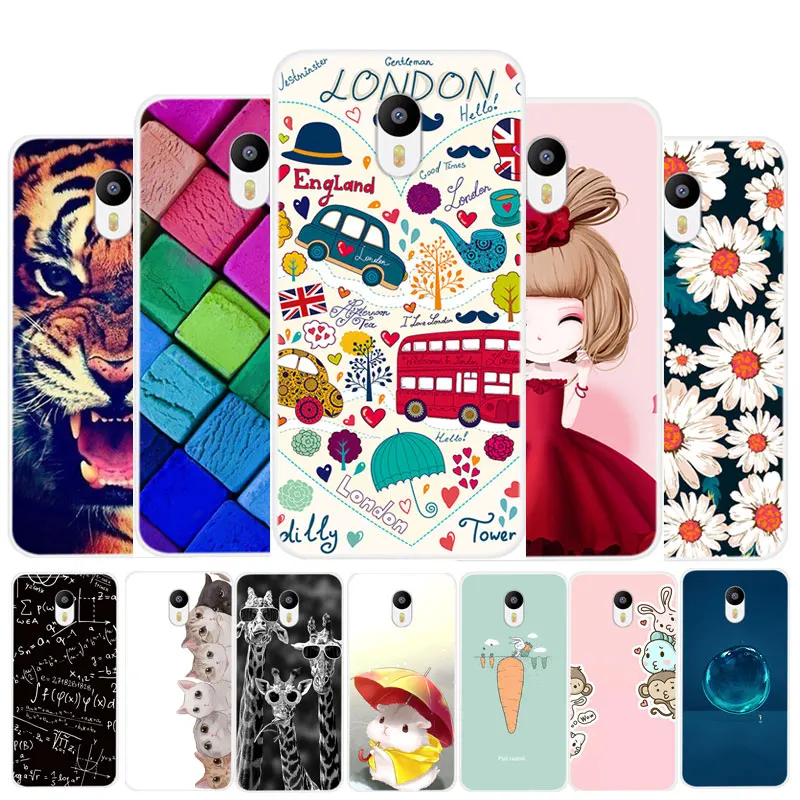 

Silicone Case For Meizu M3 Note 5.5" Phone Case on Meizu M3 Note Cover TPU Animal Funda For Meizu M3 Note L681H Soft Back Case