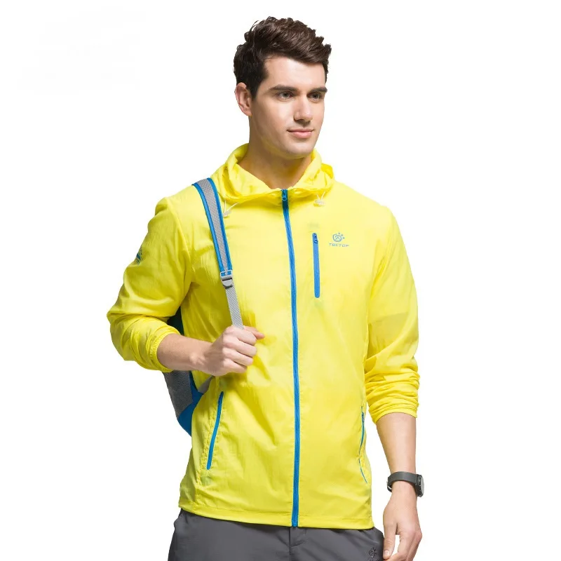 Spring Summer Outdoor Sport Sun Protection Breathable Men Skin Jackets