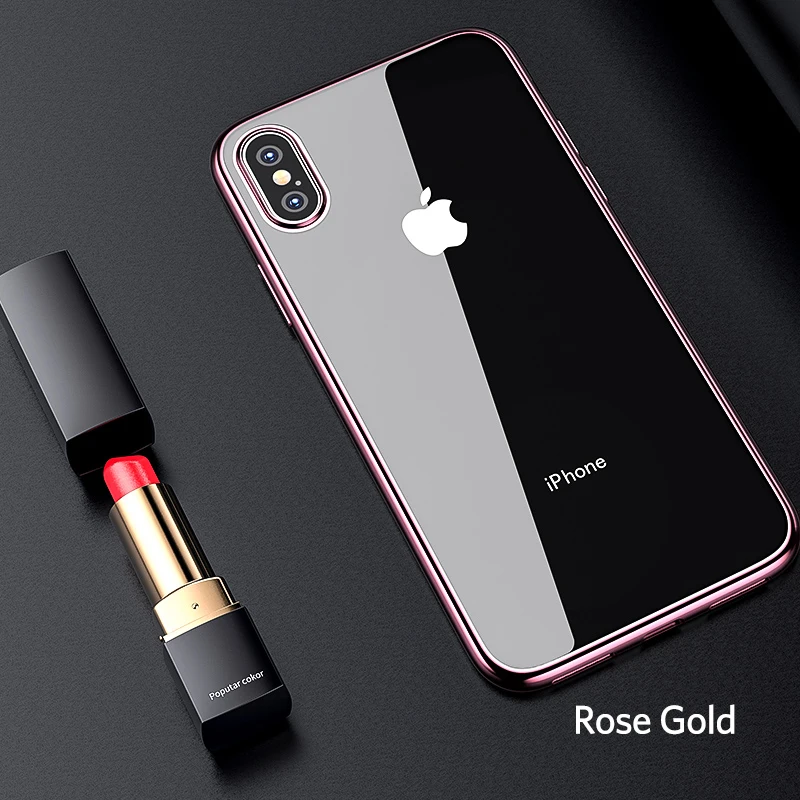 Benks Anti-knock caso para iPhone X XS X XR Xs Max caso Chapado en cubierta protectora para iPhone X XS Max Shell Fundas casos