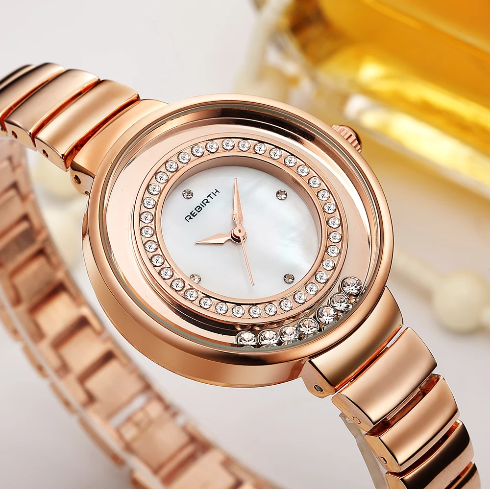 

Women's Watches Ultra Thin Silver Gold Mesh Bracelet Ladies Watch Luxury Pearl Diamond Female Wrist Watch Dress Minimalist Clock