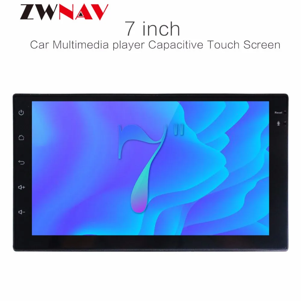 Best 7 inch 2din DVD 1024x600 Android 6.0 Car Radio GPS Navigation Bluetooth USB 2 din Universal For Nissan VW Toyota Peugeot Player 2