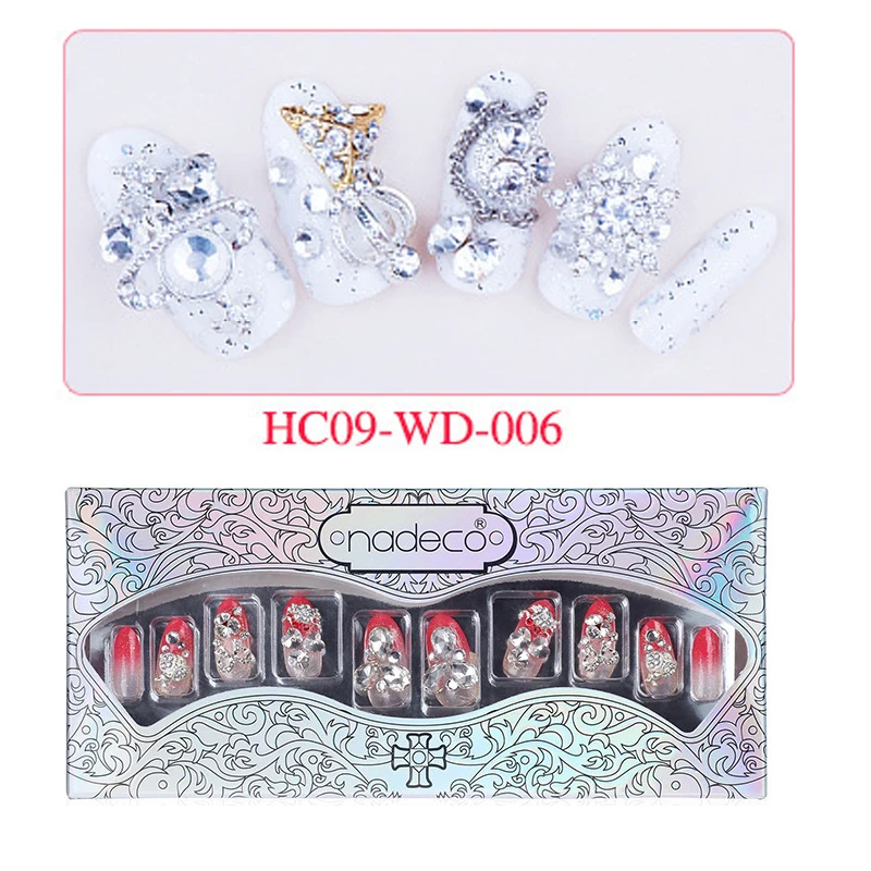 24 Adet Rhinestones Nail Art pu lar Alt n gen Yanl ivi Ta Yapay 