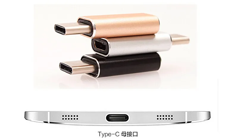 200 шт./лот* черный металл USB-C Тип c мужчина к USB 3.0 Женский Для HTC Тип-c адаптер конвертер OTG Функция для MacBook 12 дюймов