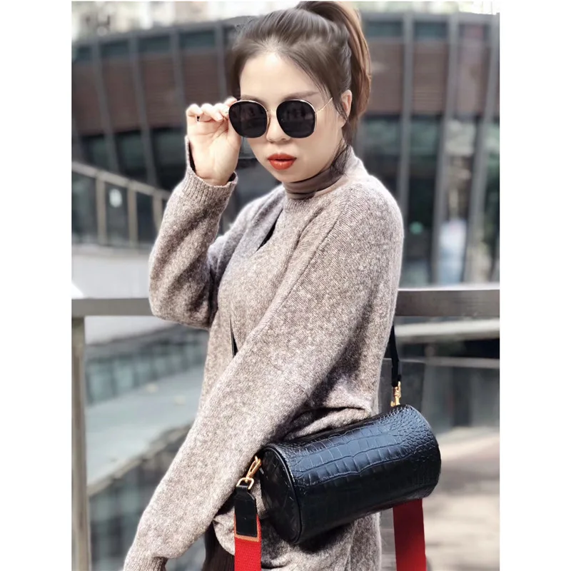 

Fashion Messenger Bags Genuine Leather Casual Shoulder Bag Female Messenger Bag For Women Free Shipping