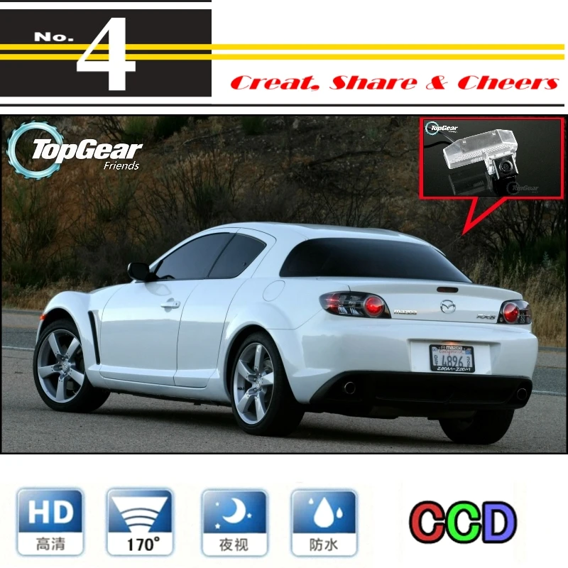 

Car Camera For Mazda RX-8 RX 8 RX8 2003~2016 High Quality Rear View Back Up Camera For PAL / NTSC to Use | CCD with RCA