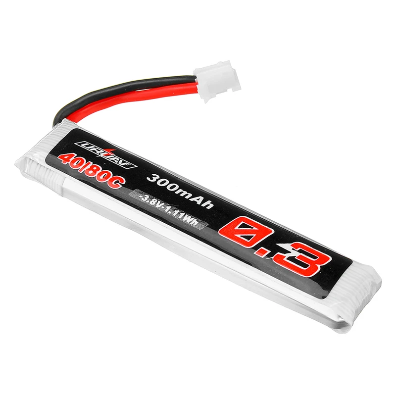 5/10 шт. URUAV 3,8 V 300mAh литий-полимерный Батарея 40/80C 1S HV 4,35 V PH2.0 для Eachine мусорная корзина Snapper6/7/8 UK65 Камера аксессуары для Дронов