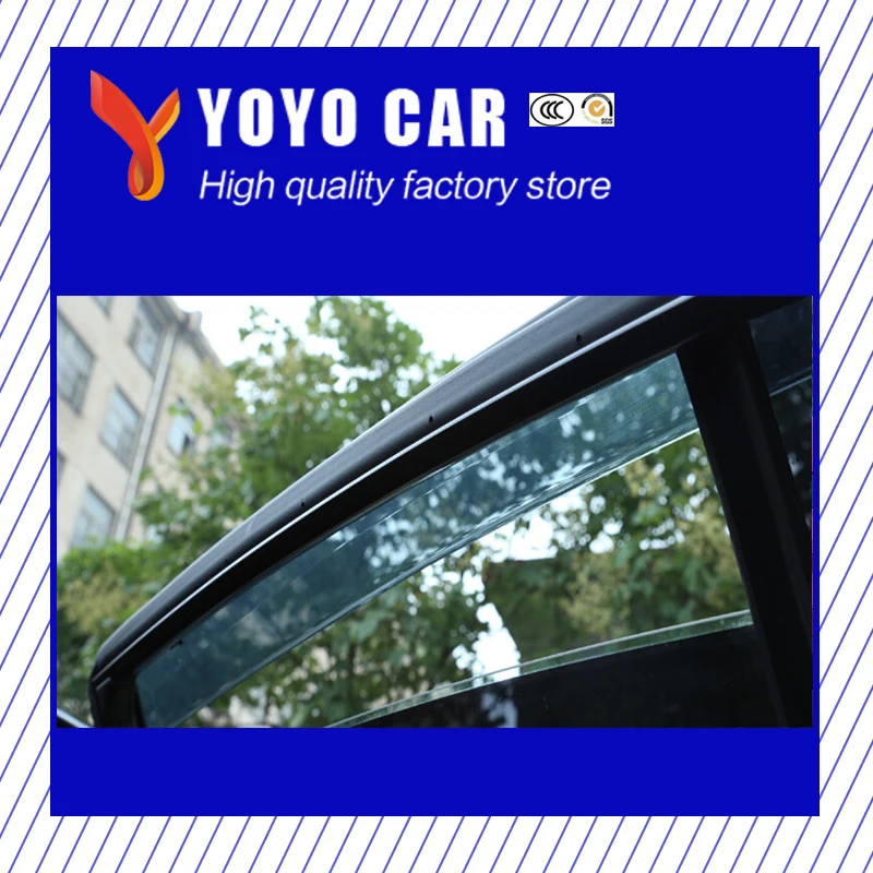 

High quality 4 Piece Injection molding trim vent shade rain sun wind deflector window visor for Vitara 2016