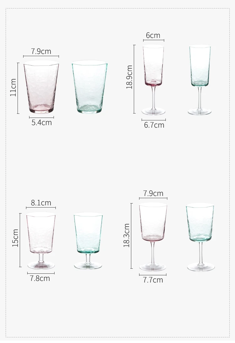 Креативный бокал для вина розовый зеленый восьмиугольный стеклянный Кубок для шампанского бокалы Питьевая домашняя чашка для воды Свадебные стеклянные чашки Посуда для напитков