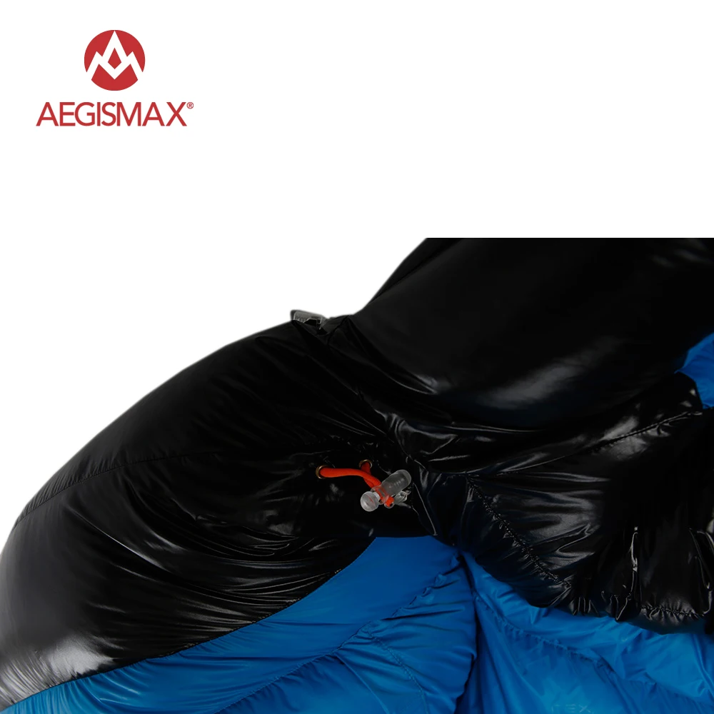 Спальный мешок AEGISMAX для мам 90% белый утиный пух ультралегкий зимний спальный
