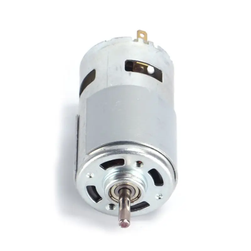 

795 DC Motor Large Torque High Power DC12V-24V Universal Motor Double Ball Bearing Mute High Speed Round Axis