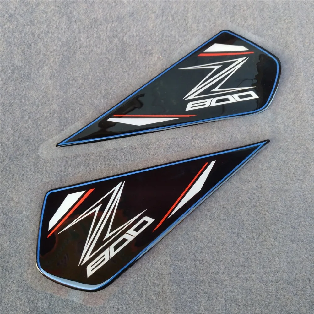 

For Kawasaki Z800 Z 800 3D Resin Sticker Fuel Side Gas Stookolie Motorcycle Tank Pad Decorative Protector