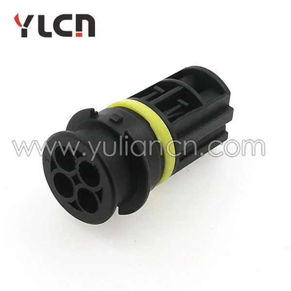 

Free Shipping 5 Sets 4 Pin Waterproof Female Auto Wire Connectors