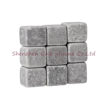 

( 900pcs/100set ) whisky stones with velvet bag ,beer stone,whiskey ice stone, whiskey stone free shipping