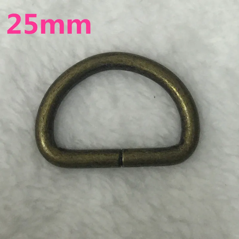 10pcs Non-welded Metal D Rings Fasteners for Paracord Belt Bracelet Handbag