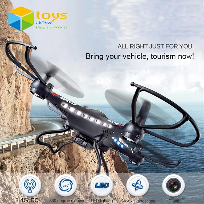 

JJRC H8C RC Helicopters Remote Radio Control Quadrocopters with Camera Toy Drones with Camera HD Quadricopter UAV 6-Axis X5C X5