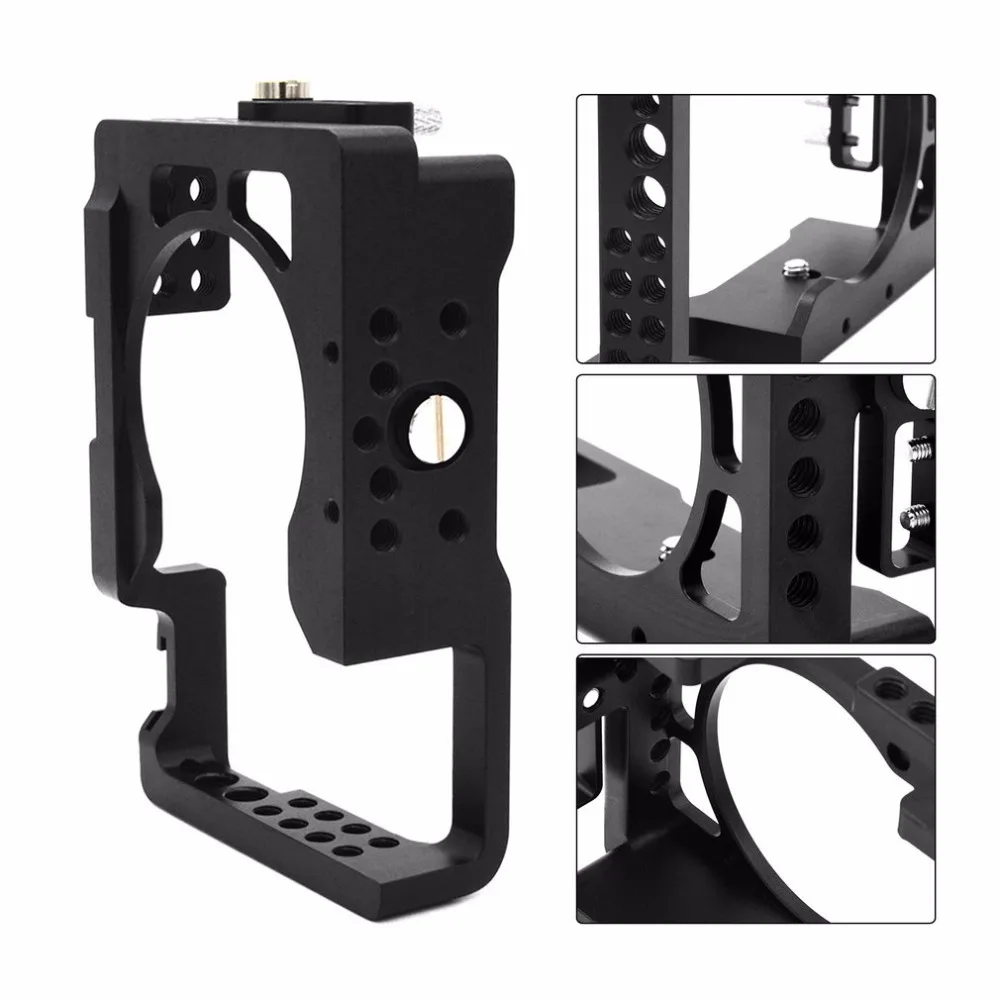 

Aluminum Alloy Camera Cage for Sony A6500 ILDC Camera High Quality ILDC Camera Video Camera Cage Protective Frame