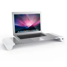 Aluminium Alloy Base Holder Smart 4 USB Port Charger Stand for PC Desktop Laptop