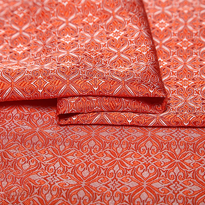 

75x100cm High quality yard dyed jacquard tapestry satin 3D jacquard brocade fabric for dress cushion cover curtain patchwork DIY