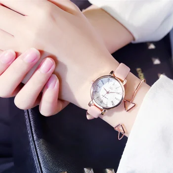 

Ladies Watches 2019 Luxury Fashion Design Women Watch Casual Elegant Woman Quartz Leather Clock Simplicity Female Wristwatches