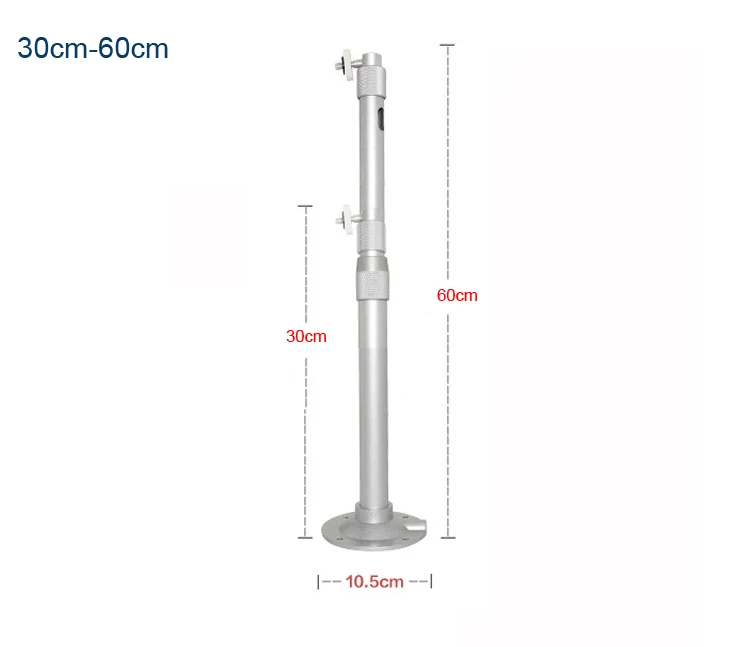 Salange проектор стенд Регулируемый универсальный проектор потолочный кронштейн настенное крепление для UNIC XGIMI JMGO YG400 YG300 DLP проектор - Цвет: 30-60cm