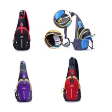 Открытый спортивный рюкзак для бега унисекс спортивный бег Велоспорт водонепроницаемый нейлоновый ремень через плечо нагрудная сумка