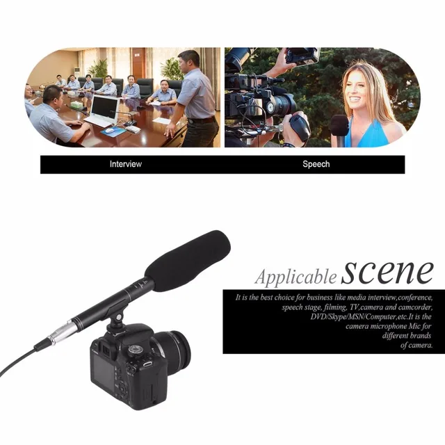 Professional High Sensitivity Vioce Recording Broadcast Stereo Condenser Interview Uni-Ultra-Directional Microphone