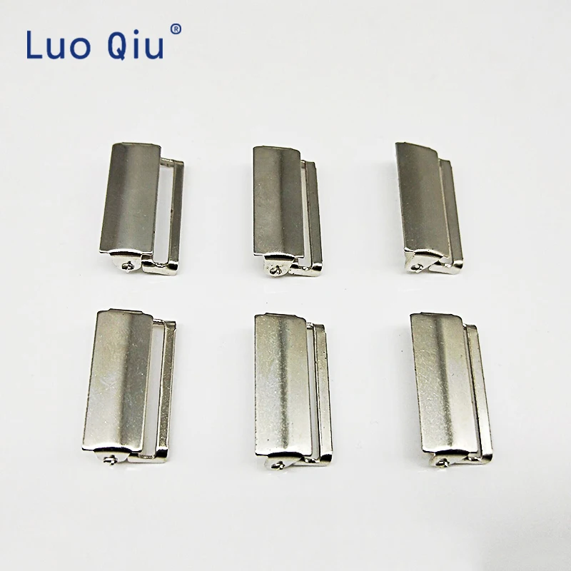 

(12pcs /lot )1'' 2.5cm Silver Metal Suspenders Adjustment Buckles Craft Clips Garment Accessories Ribbon Adjust Regulate Clamp