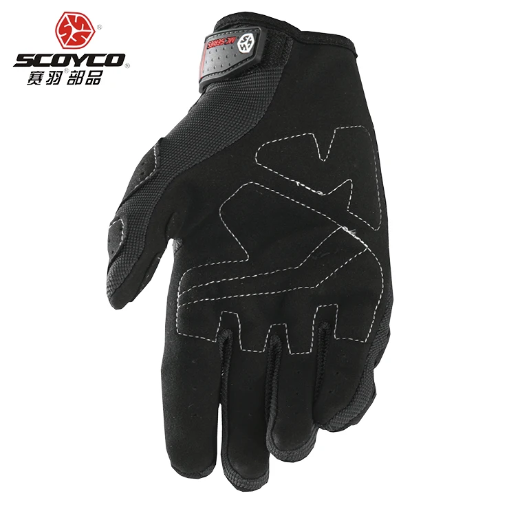 Scoyco MC09 полный палец высокие защитные гоночный мотоцикл перчатки катание на самокате перчатки для мотоцикла guantes Мотокросс MTB черный