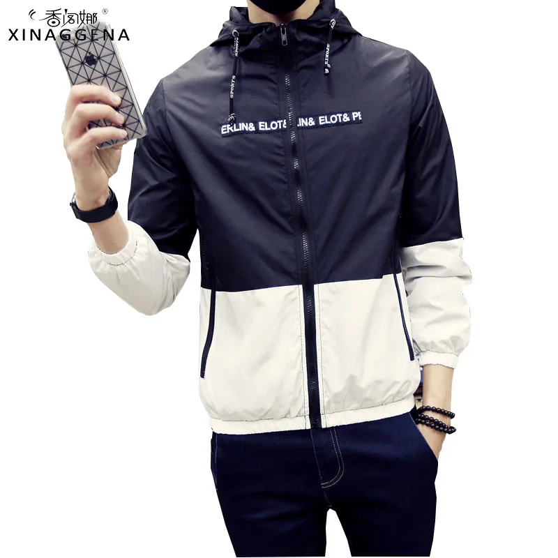 

Men Sun Resistant Baseball Jacket Rash Guards Smart Casual Coats Men 2018 New Spring Autumn Jackets Men Bomber Jacket