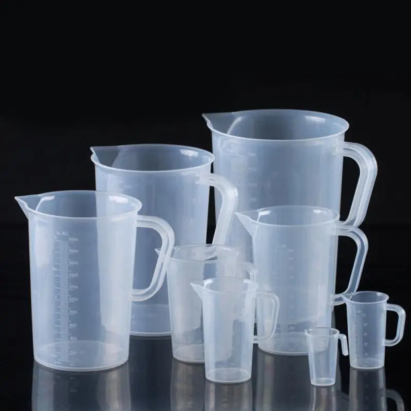 250/500/1000/2000 ML Plastic Measuring Jug Cup Graduated Surface