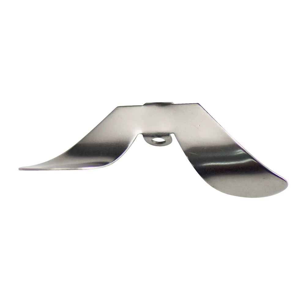 

50pcs Buzzer Spinner Blades, Stainless Steel Chopper Prop, Lure Components, Propeller, DIY Topwater Free shipment