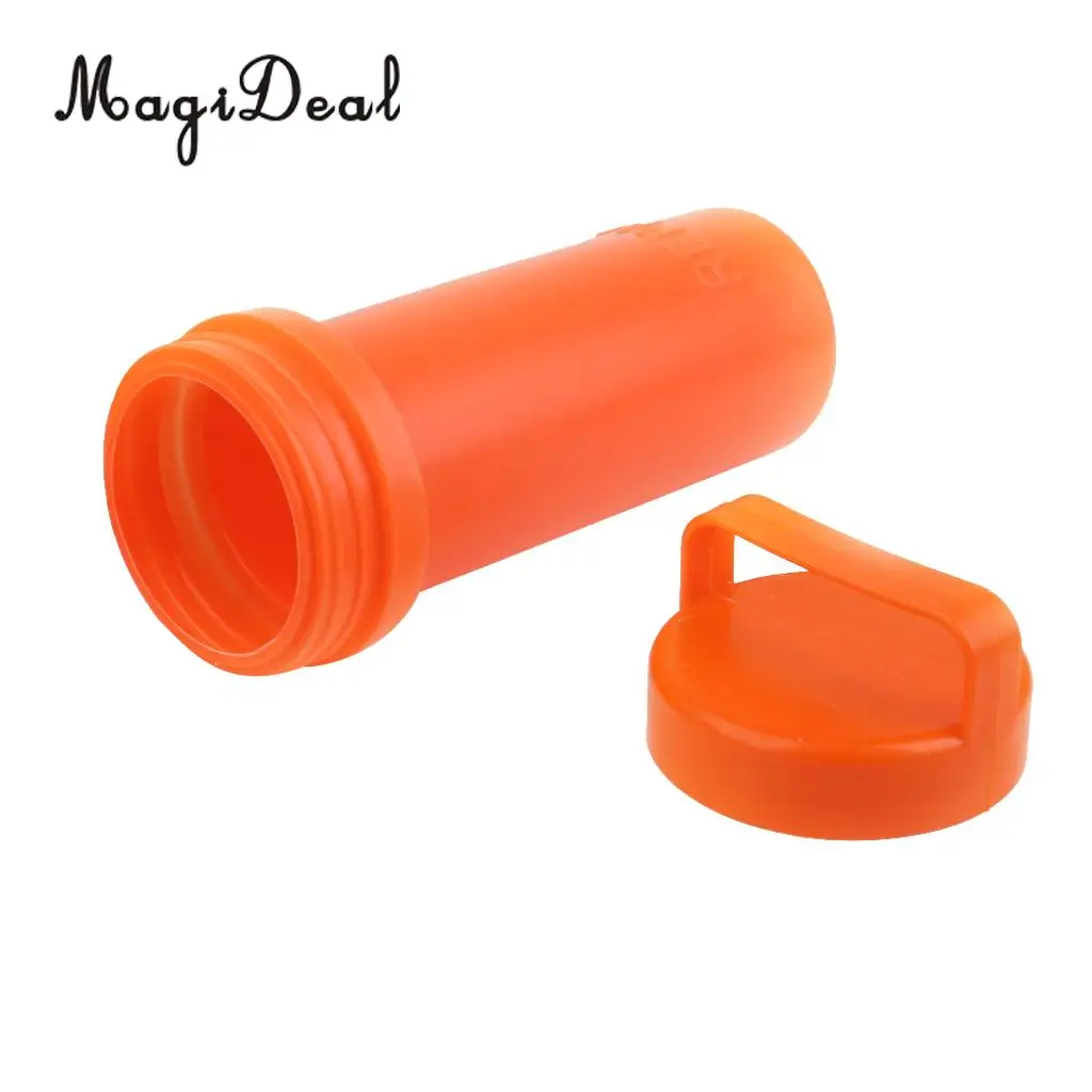 MagiDeal Marine Durable PVC Repair Kit Container Bucket for Kayak Inflatable Rubber Boat Orange Fishing Yatch Dinghy Accessories
