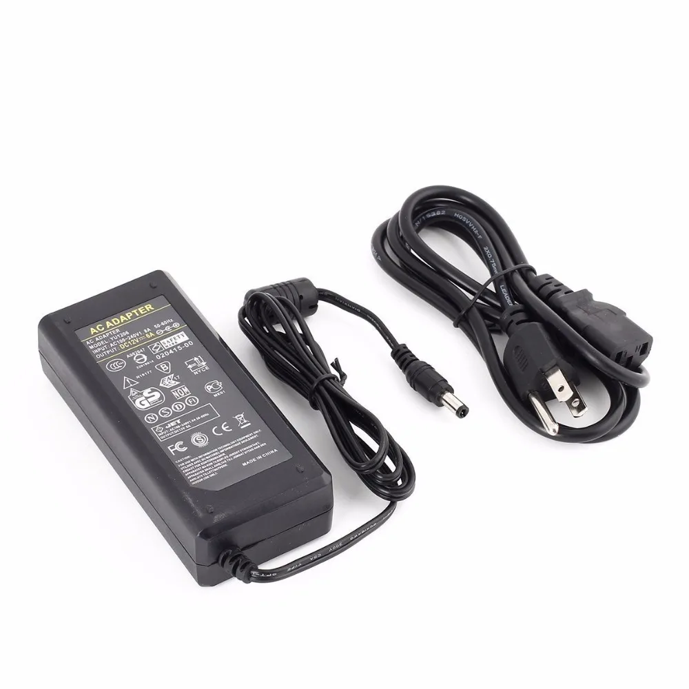 

24 Volt 6 Amp AC LED Strip Light Power Adapter 144 Watt with 5mm DC Output Jack Power Supply ST352
