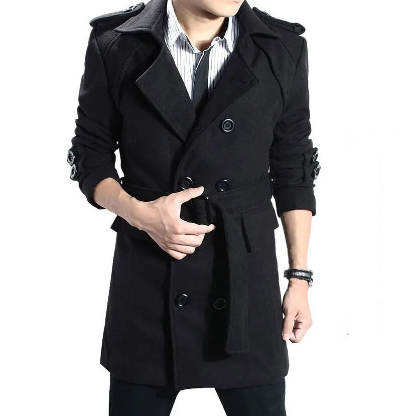 sobretudo slim fit masculino