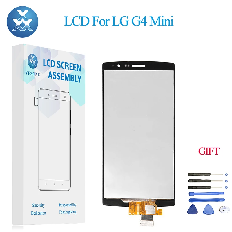 Для LG G4 мини Beat Сенсорный экран планшета Ассамблеи Pantalla монитор Панель ЖК дисплей