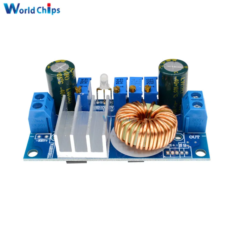 

DC-DC 5A Buck Constant Voltage Constant Current MPPT Solar Panel Controller 6-36V To 1.25-32V Step Down Charging Module
