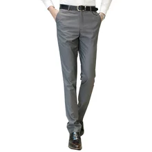 Хорошие формальные свадебные мужские костюмные брюки мода Slim Fit повседневный деловой пиджак прямые офисные платья брюки мужской костюм длинные брюки