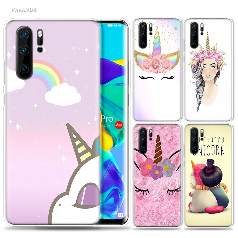 

My Unicorn Girl Case for Huawei P20 P30 P Smart Z Plus 2019 Nova 5 5i P10 P9 Mate 10 20 lite Pro Silicone Luxury Phone Bags Capa